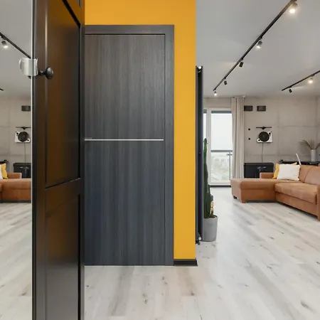 Industrial Pet-friendly With Movie Projector By Renters Apartment
